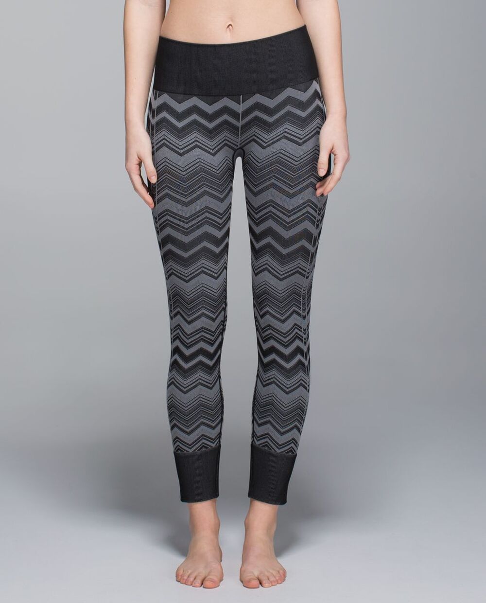 Lululemon Ebb To Street Leggings Heathered Slate Chevron 4